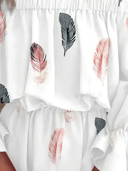 robe blanche avec plume