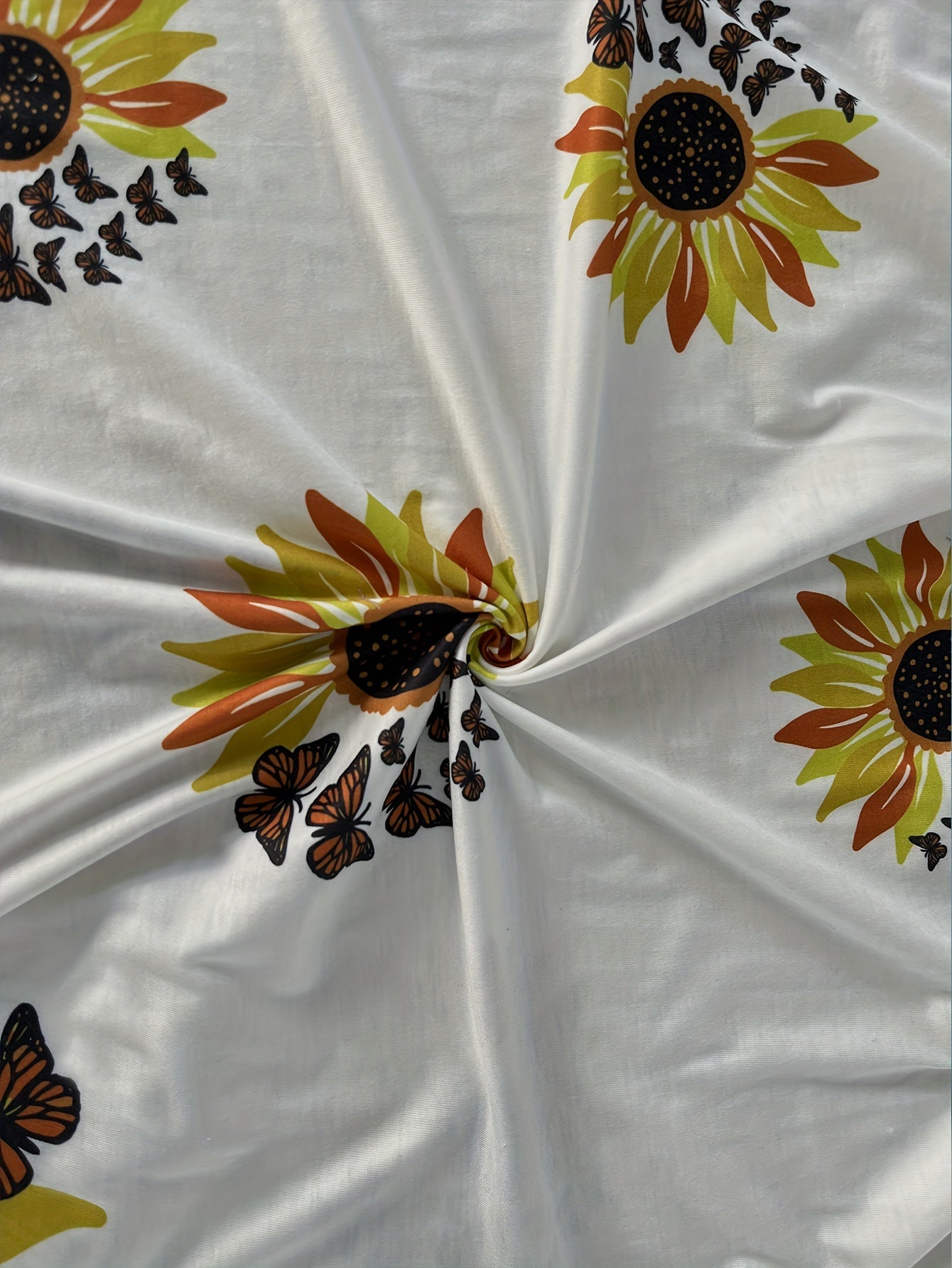 Robe imprimée tournesols